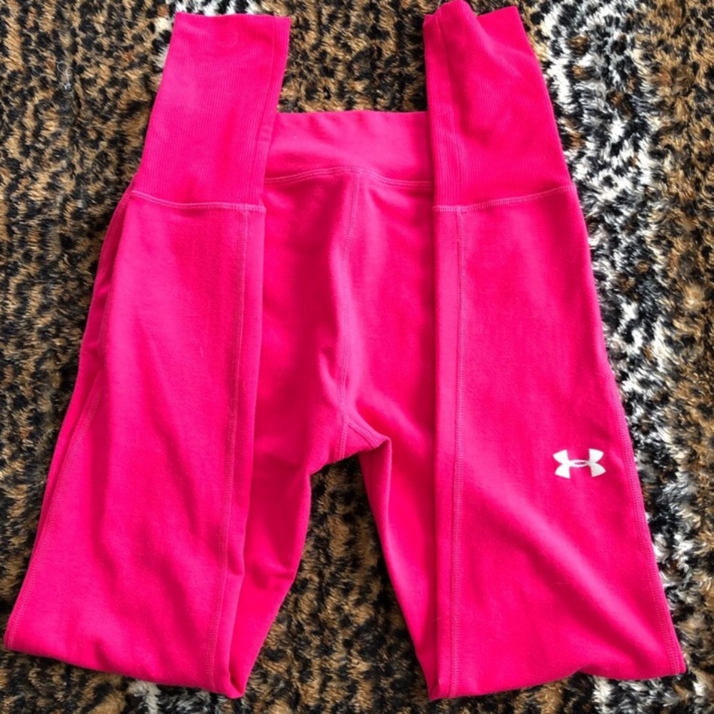 Full length leggings Under armour new pink small